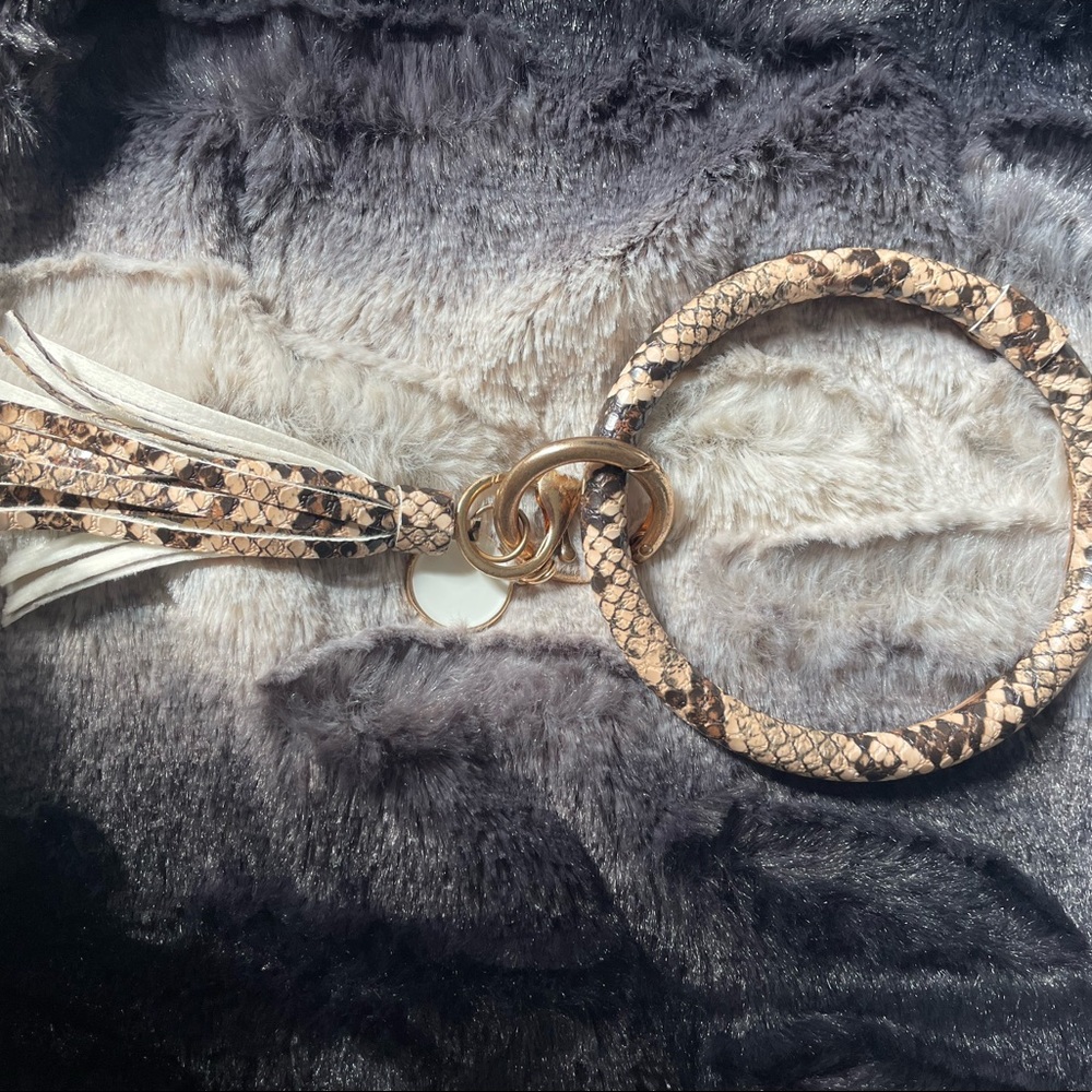 Snake Skin Keychain